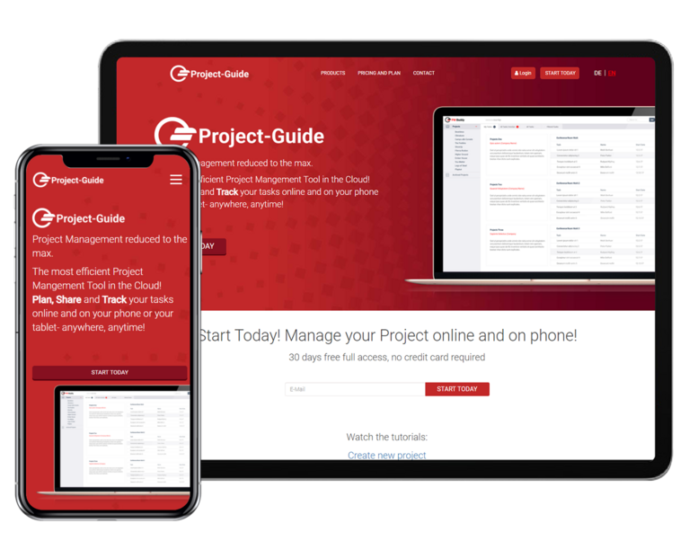 Project Guide Tab and Mobile