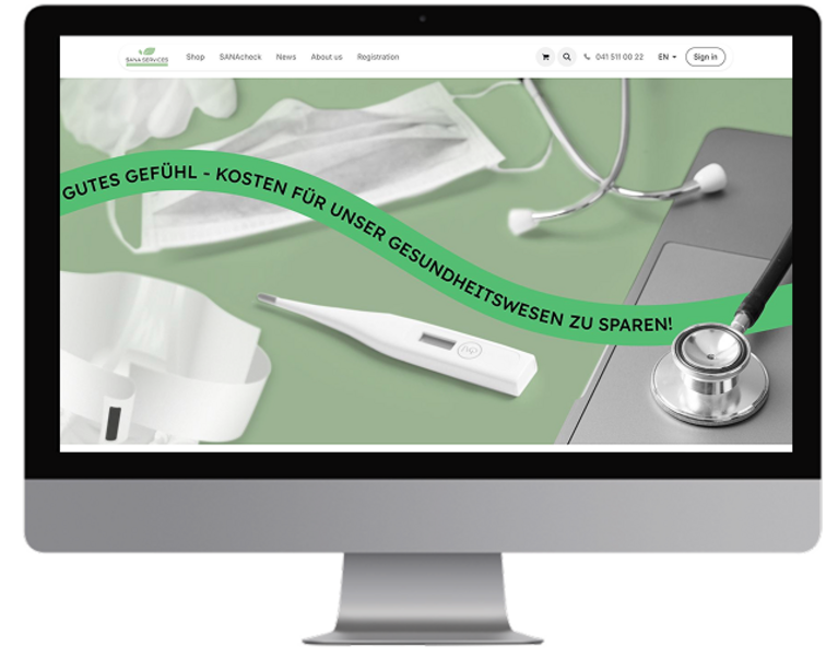 SANA Services desktop