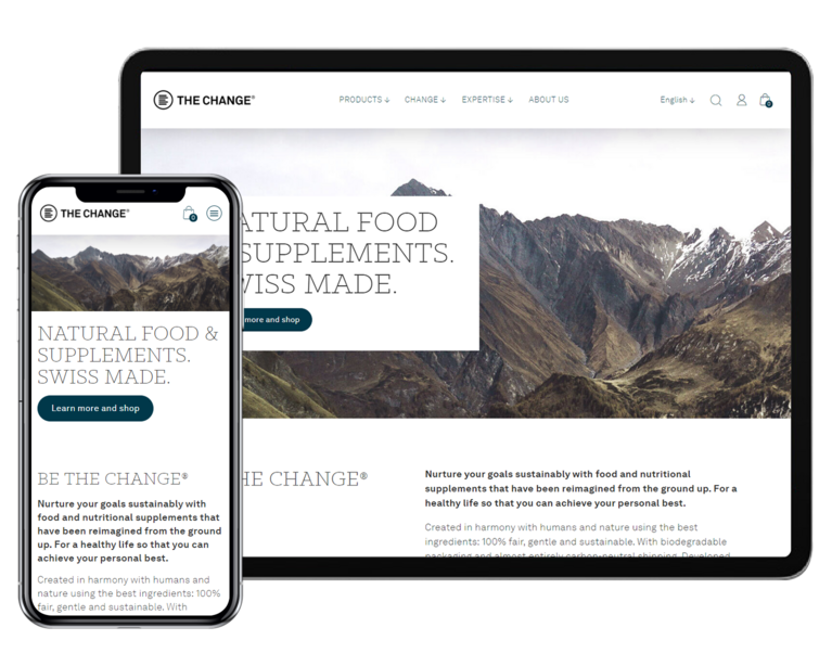 BE THE CHANGE Tab and Mobile 1