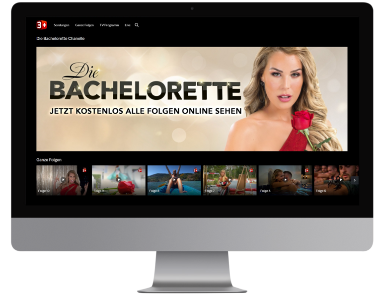 3+ TV - Der Bachelor Laptop