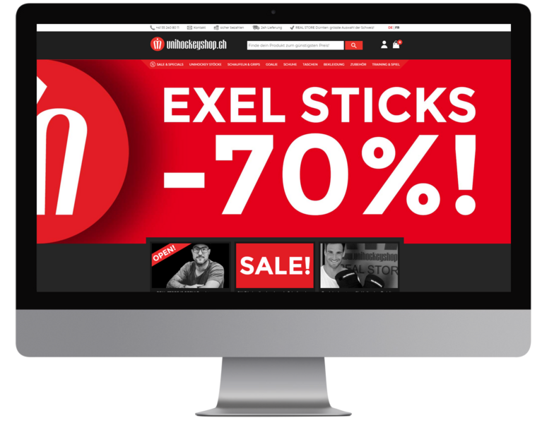 Unihockeyshop Laptop