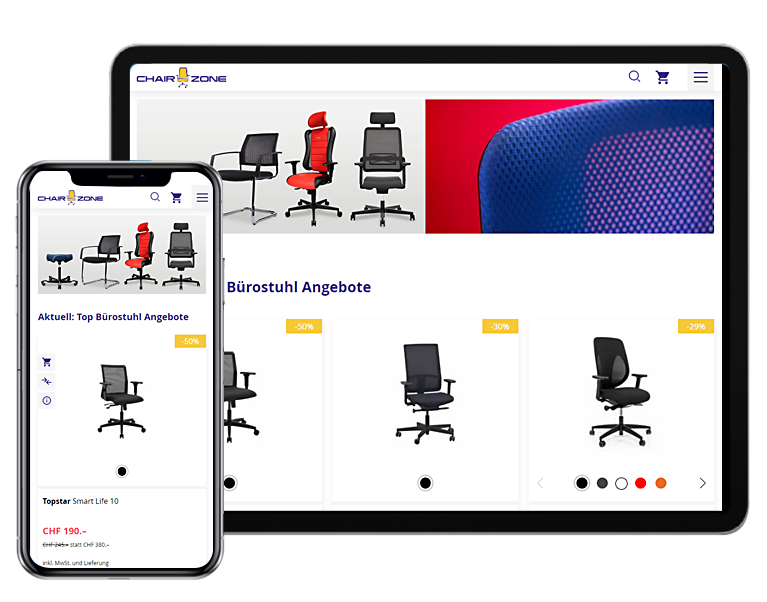 Chairzone Tab and Mobile