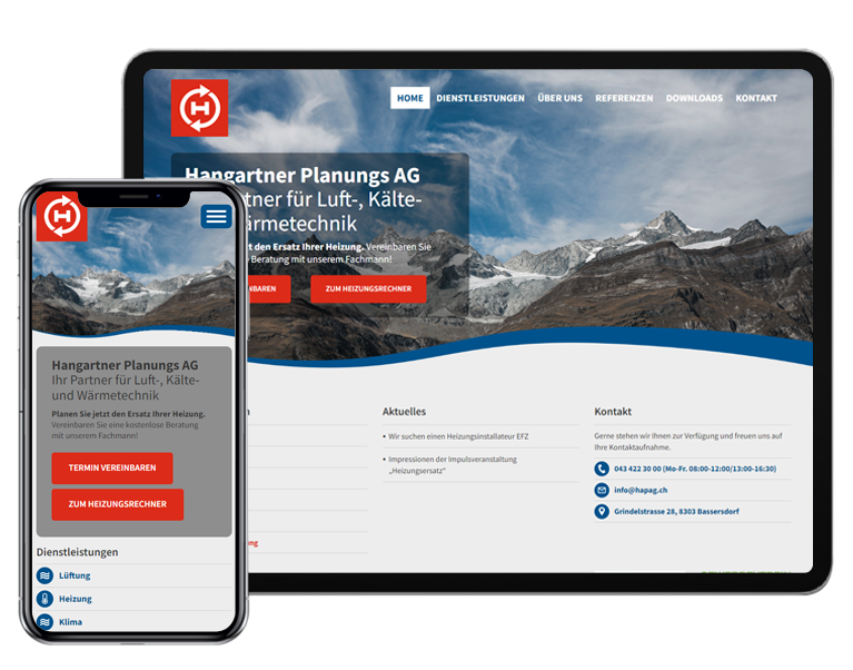 Hapag tablet and mobile