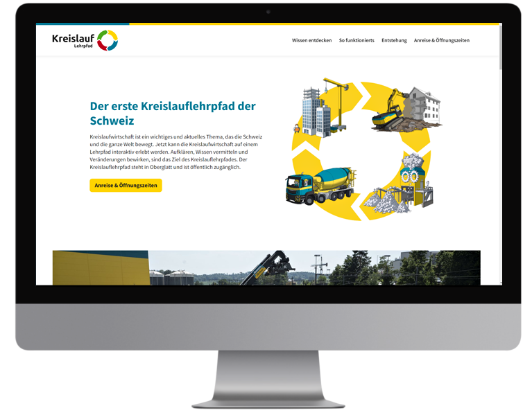 Urban Mining - Kreislauflehrpfad laptop